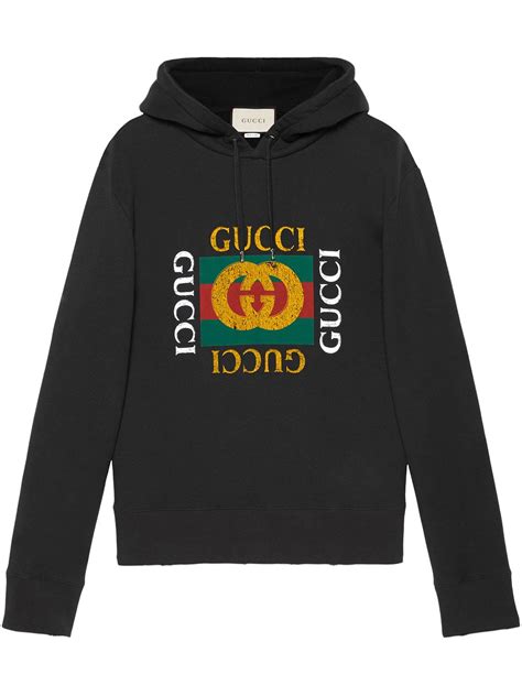 gucci logo graphic hoodie dress|gucci oversized hoodie.